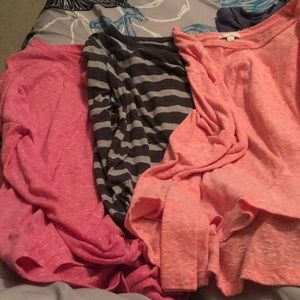 Three shirts